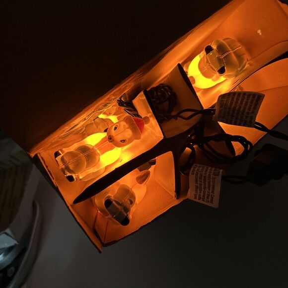 2002 Rudolph The Red Nosed Reindeer Christmas 10 String Light Covers Novelty Set - Picture 7 of 9